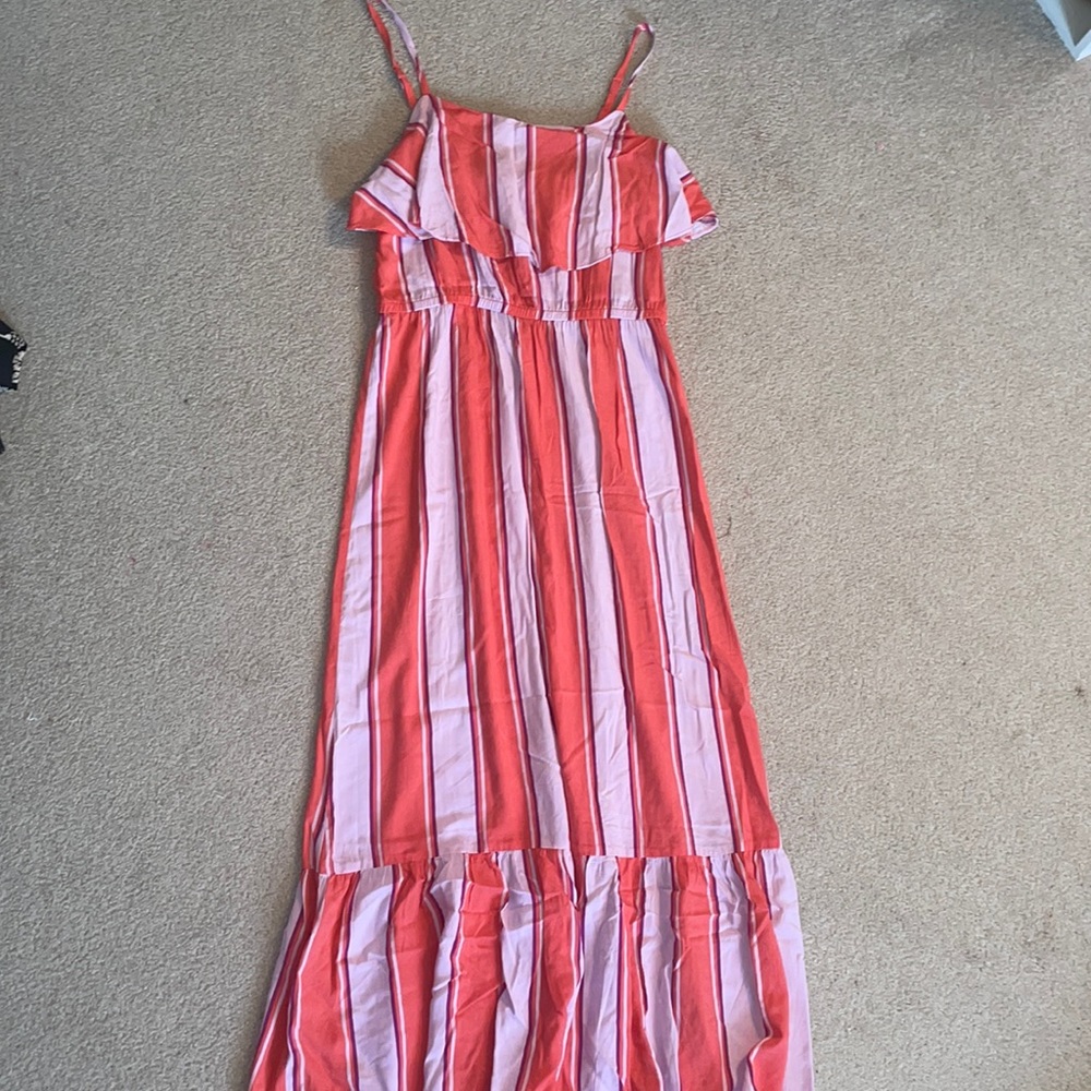 Old Navy Stripe Strapless Dress